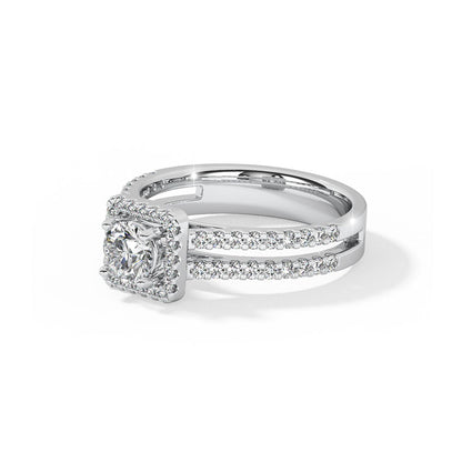 Christine Quad Solitaire Ring