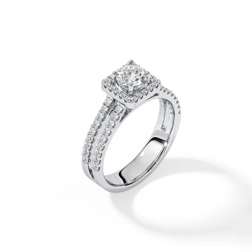 Christine Quad Solitaire Ring