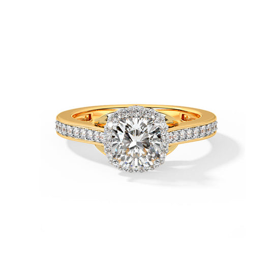 Diamond Queen Solitaire Ring  