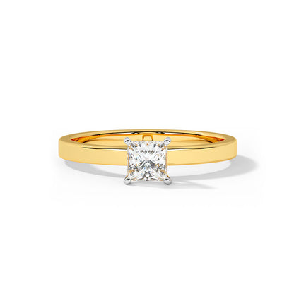 Glow Princess Solitaire Ring  