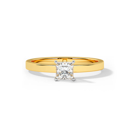 Glow Princess Solitaire Ring  