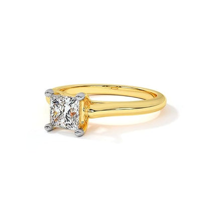 Glow Princess Solitaire Ring