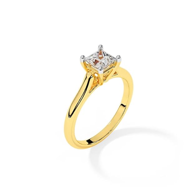 Glow Princess Solitaire Ring