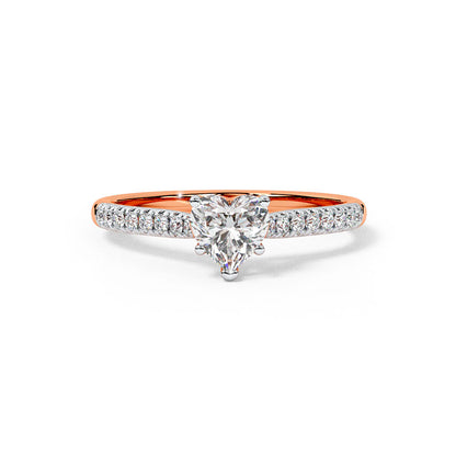 Helio Diamond Solitaire Ring  