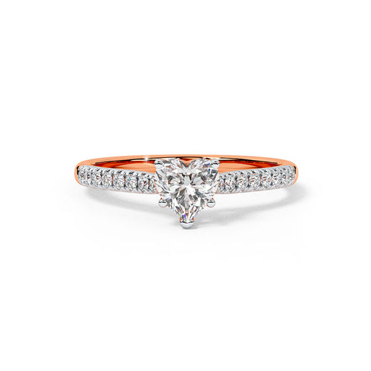 Helio Diamond Solitaire Ring  