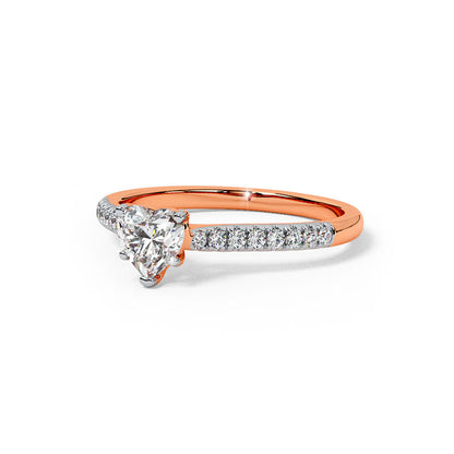 Helio Diamond Solitaire Ring