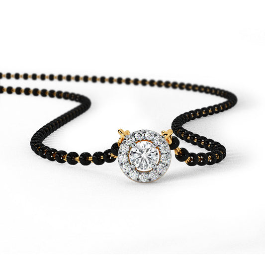 Orchid Solitaire Mangalsutra  