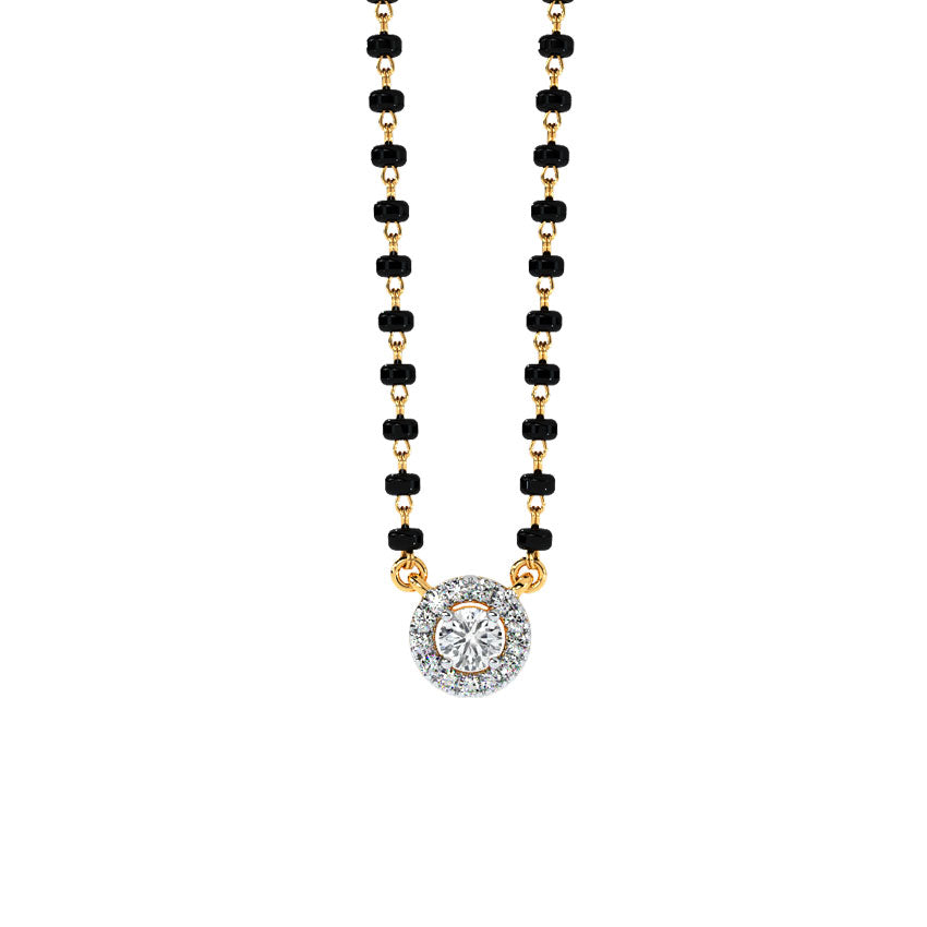 Orchid Solitaire Mangalsutra