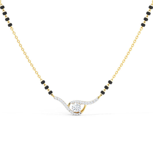 Misha Solitaire Mangalsutra  