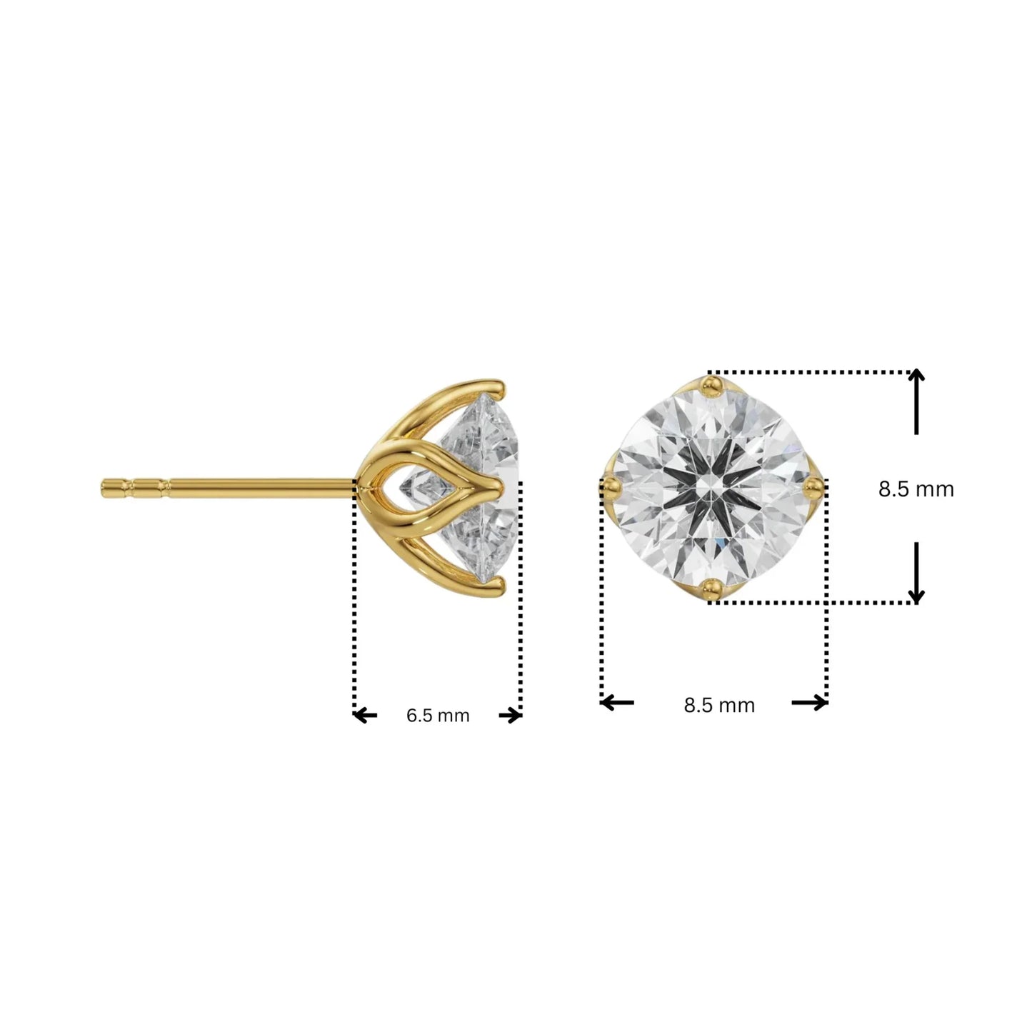 1.5 ct Timeless Lab Grown Luxe Signature Studs