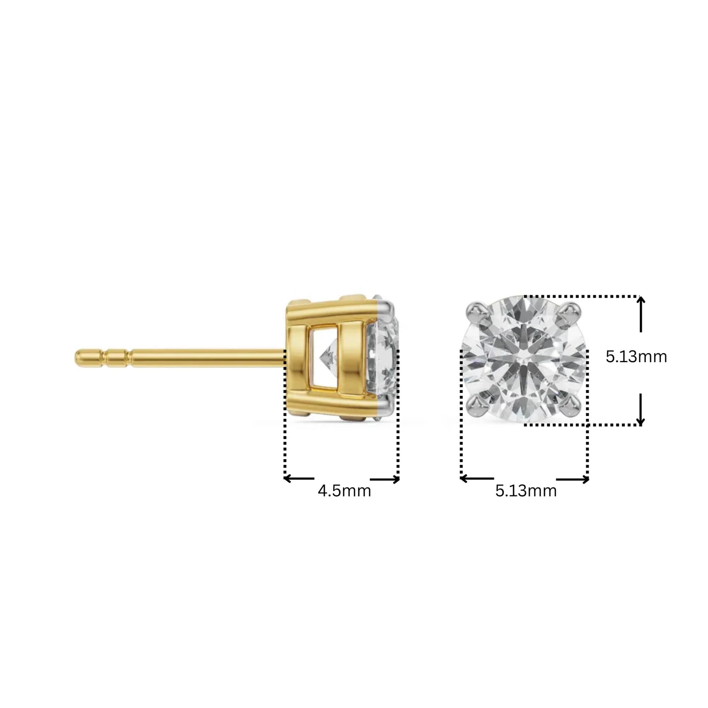 0.5 CT Stunning Luxe Stud
