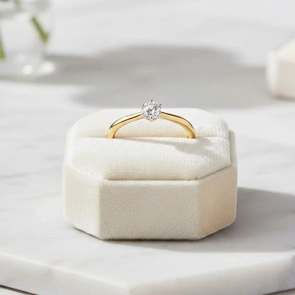 Bertha Solitaire Ring