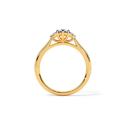 Azure Solitaire Ring